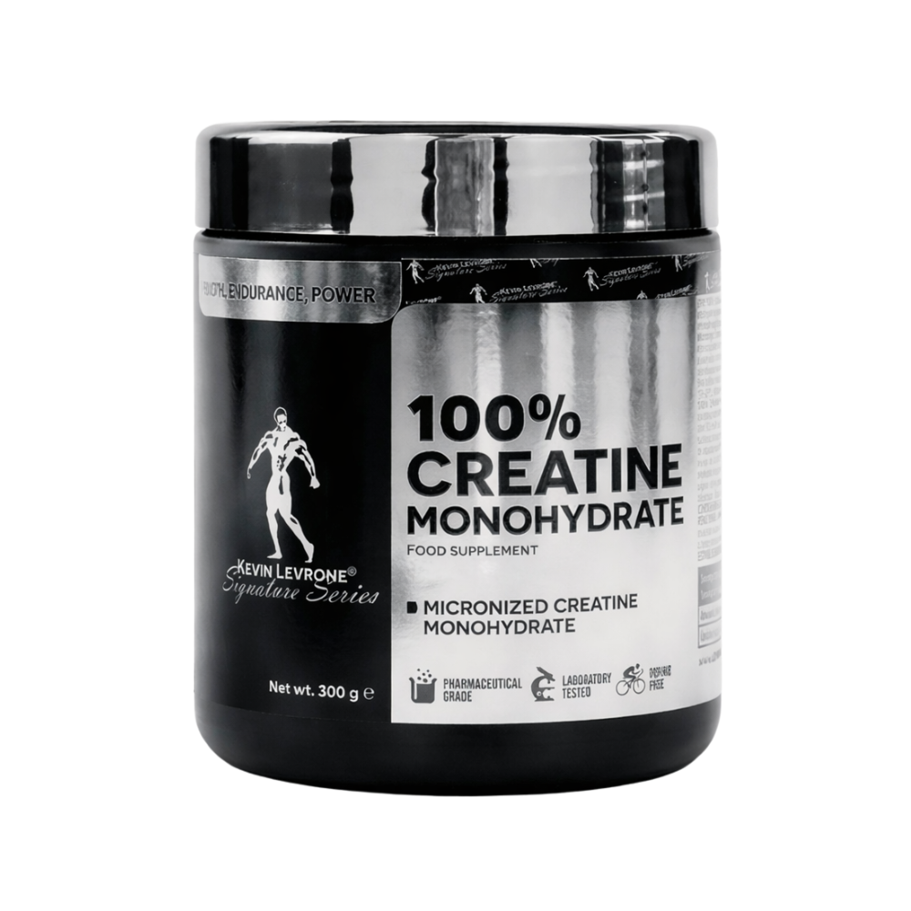 100% CREATINE MONOHYDRATE POTE 300GR-KEVIN LEVRONE