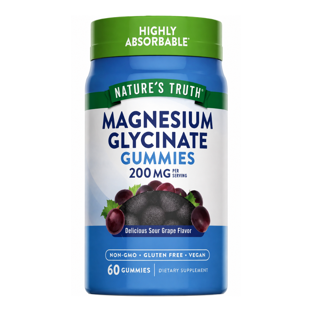 MAGNESIUM GLYCINATE GUMMIES 200MG - NATURES TRUTH