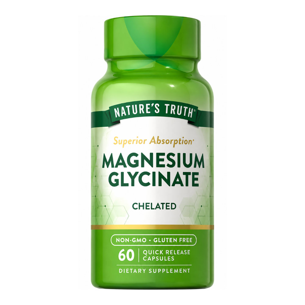 GLICINATO DE MAGNESIO 60CAP QUELADO NATURES TRUTH
