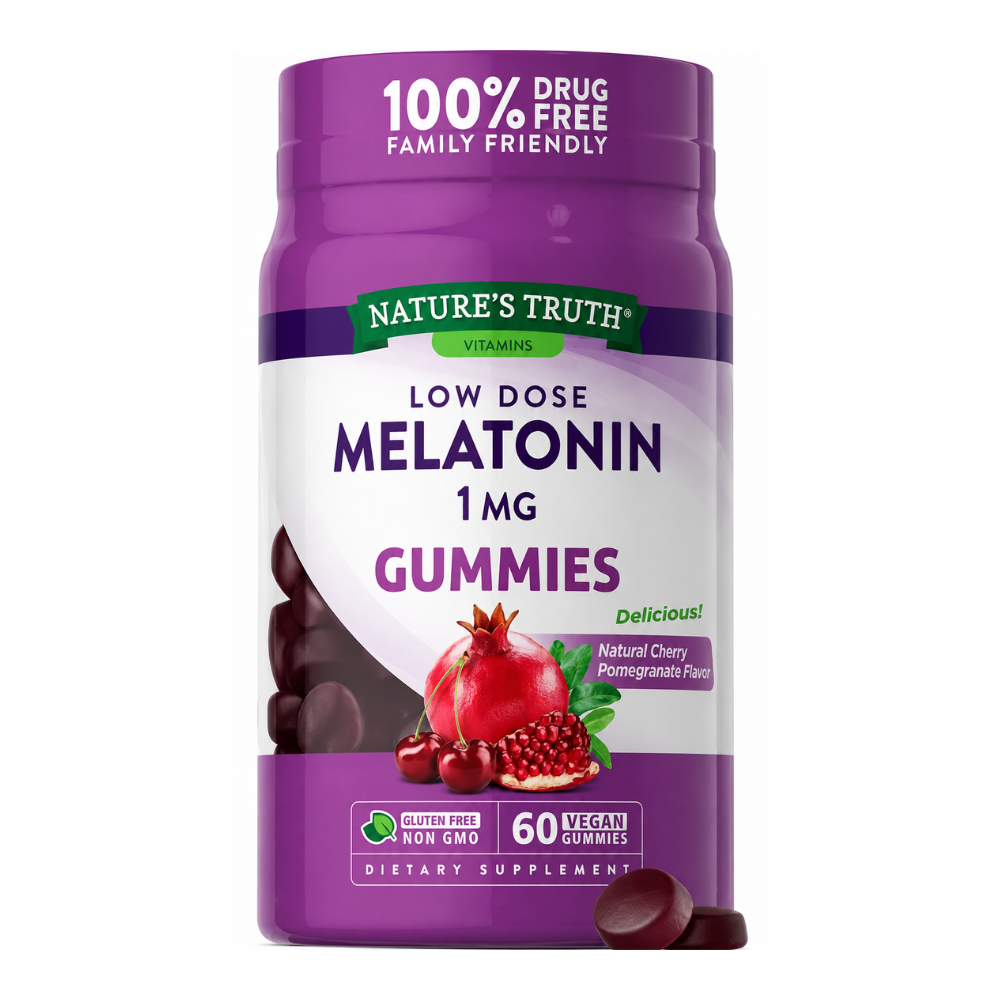 Melatonina 1 mg  60 Gummies NATURES TRUTH