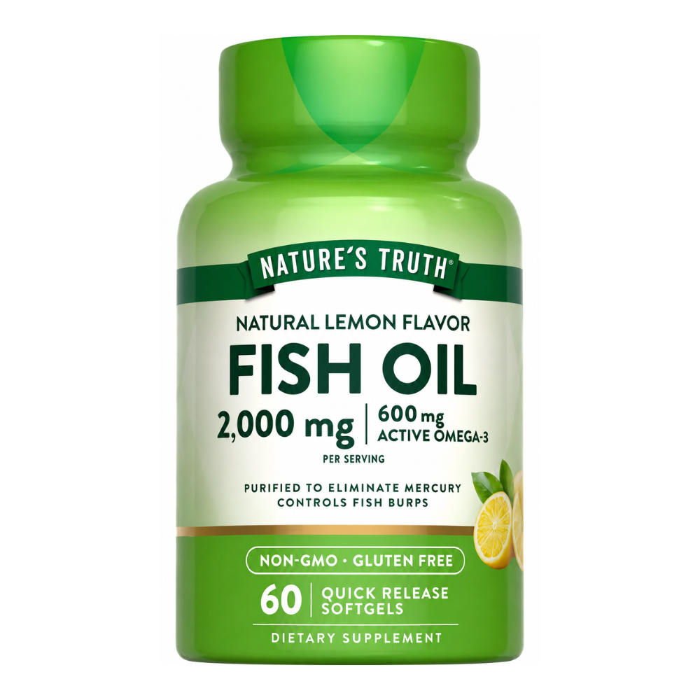 FISH OIL 2000MG 60 SOFTGEL NATURES TRUTH