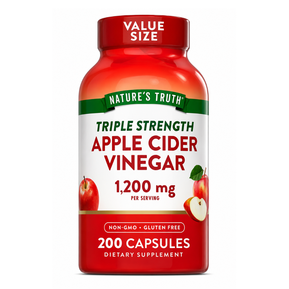 APPLE CIDER VINEGAR 200 CAPS - NATURES TRUTH