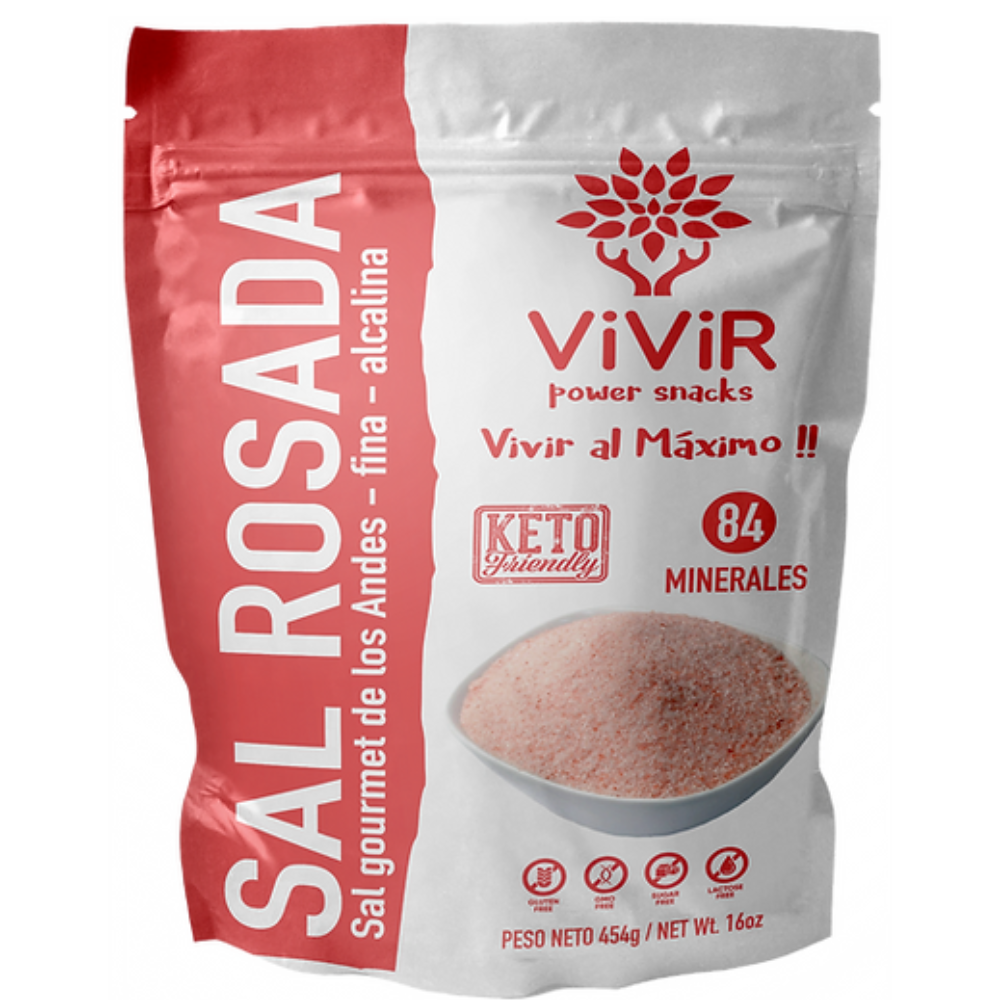 SAL ROSADA DE MARAS SIN YODO 454 G - VIVIR