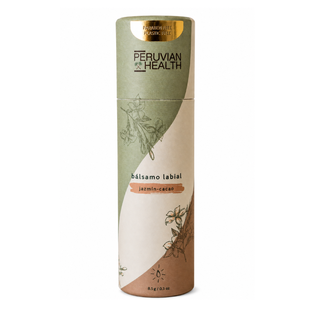 BÁLSAMO LABIAL JAZMÍN-CACAO 8.5 GR - PERUVIAN HEALTH