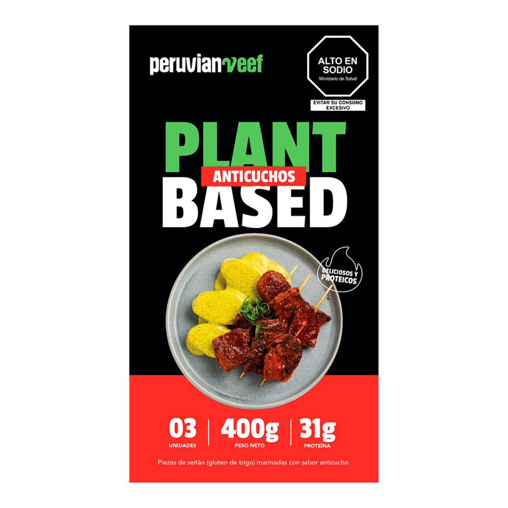 ANTICUCHOS PLANT BASED - PERUVIAN VEEF