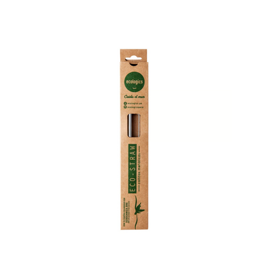 ECO STRAW LARGA x 1 und + 01 LIMPIADOR - ECOLOGICS