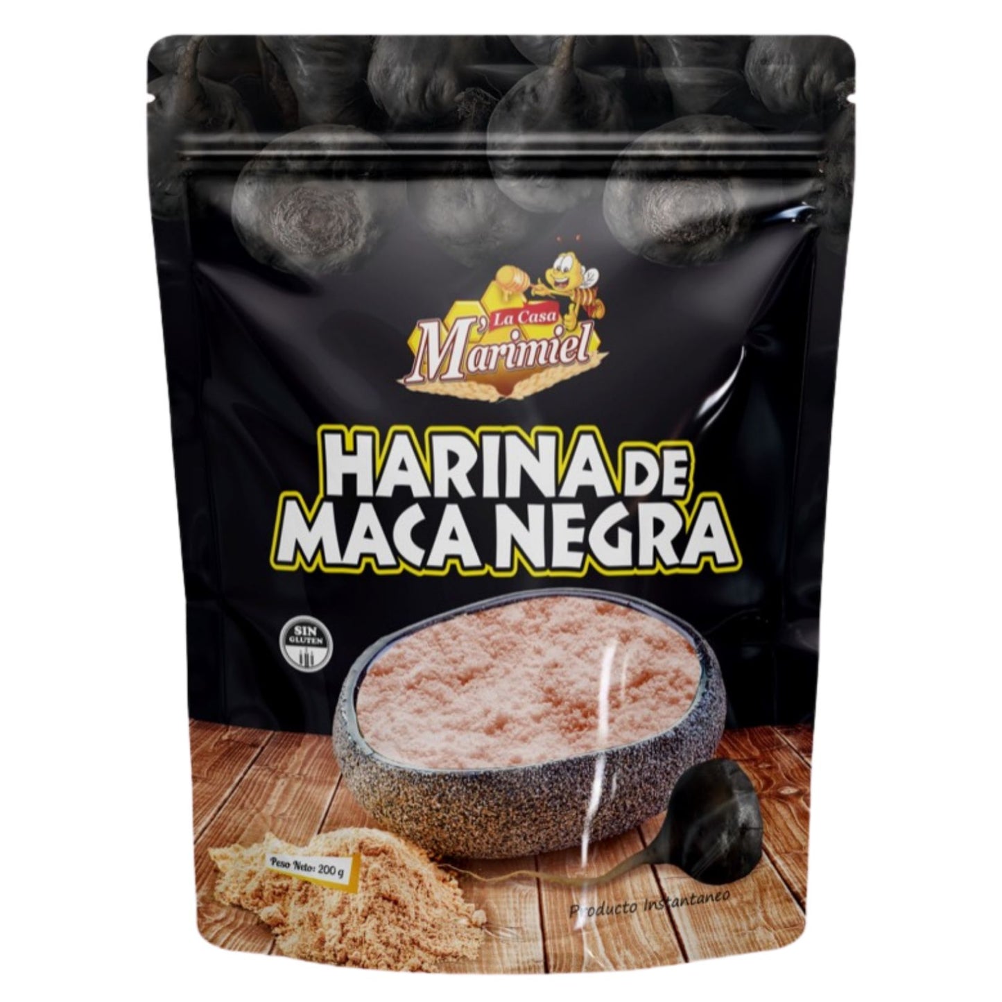HARINA DE MACA NEGRA 200 GR - MARIMIEL