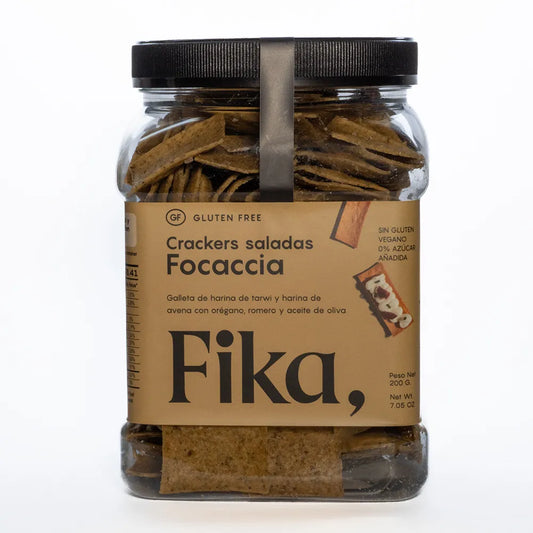 CRACKERS FOCACCIA SALADAS 200 GR FIKA
