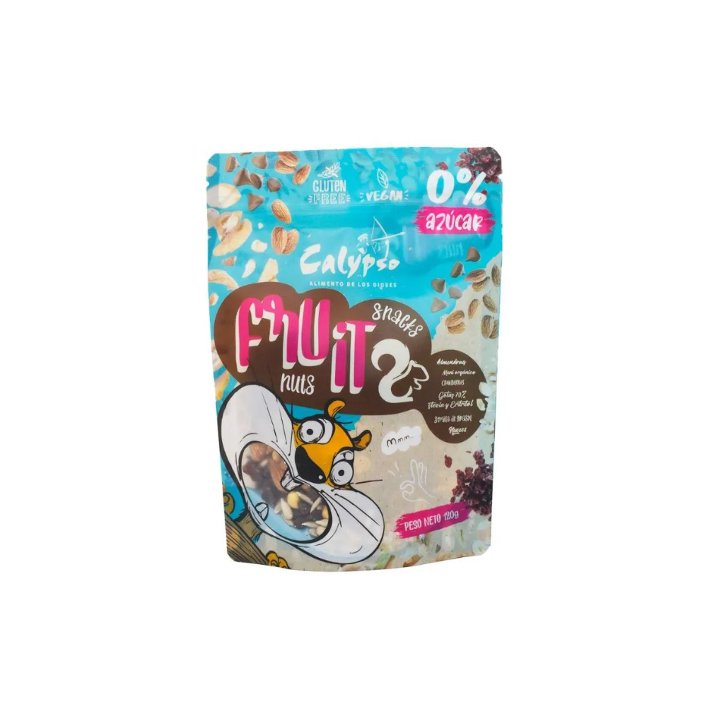 FRUIT NUTS 0% AZUCAR 120G CALYPSO
