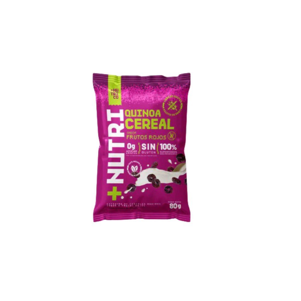 Cereal Frutos Rojos 80g.-NUTRI -CO