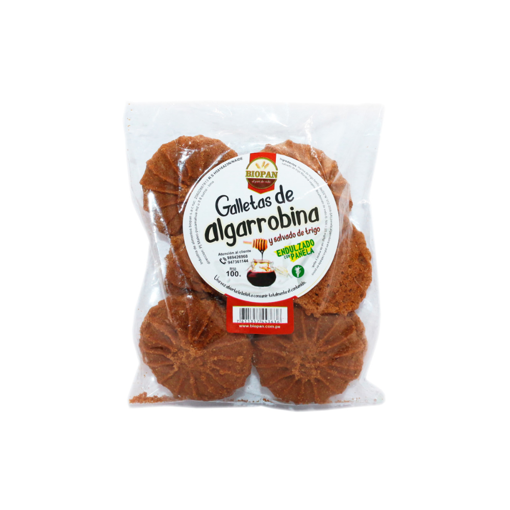 GALLETA DE ALGARROBINA - BIO PAN 100G