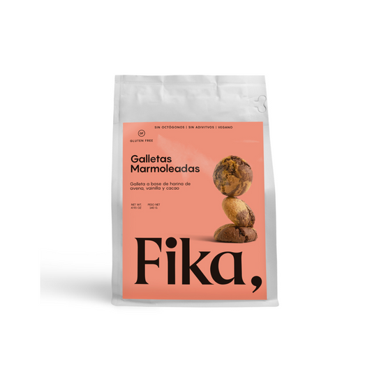 GALLETAS MARMOLEADAS DE VAINILLA Y CHOCOLATE -  FIKA 140G