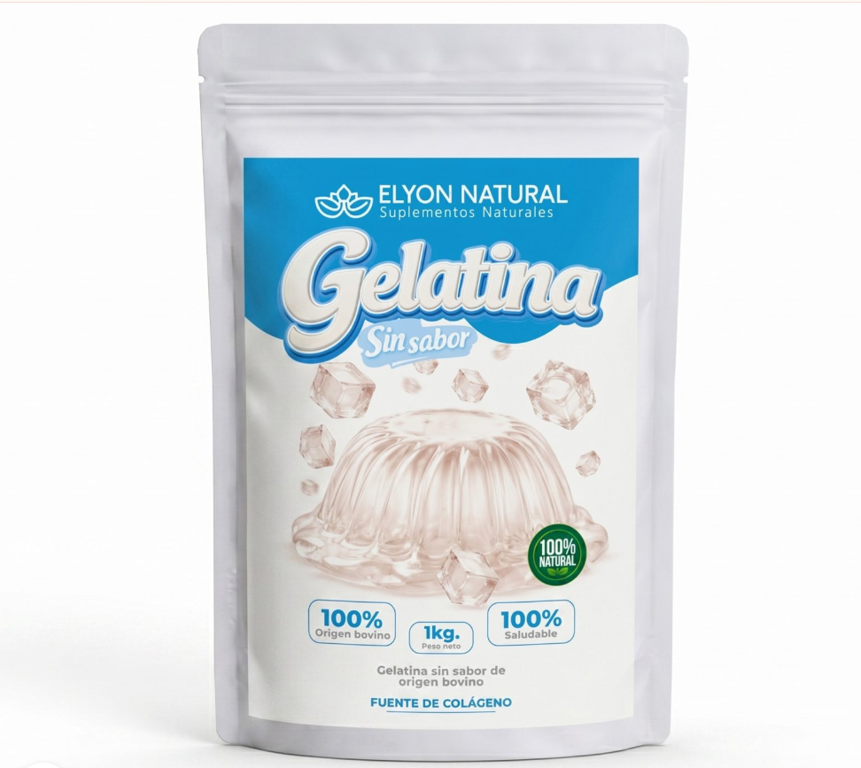 GELATINA SIN SABOR GALINDO X 1KG- ELYON NATURAL