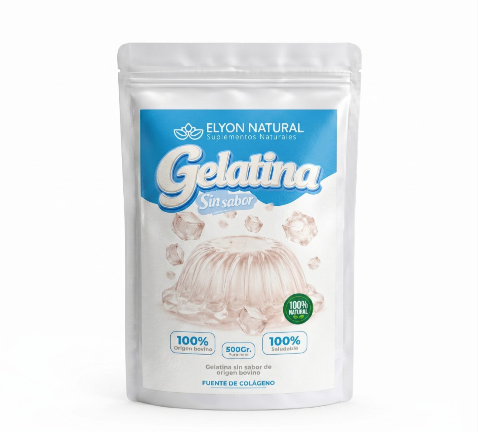 GELATINA SIN SABOR ELYON X 500GR-ELYON NATURAL