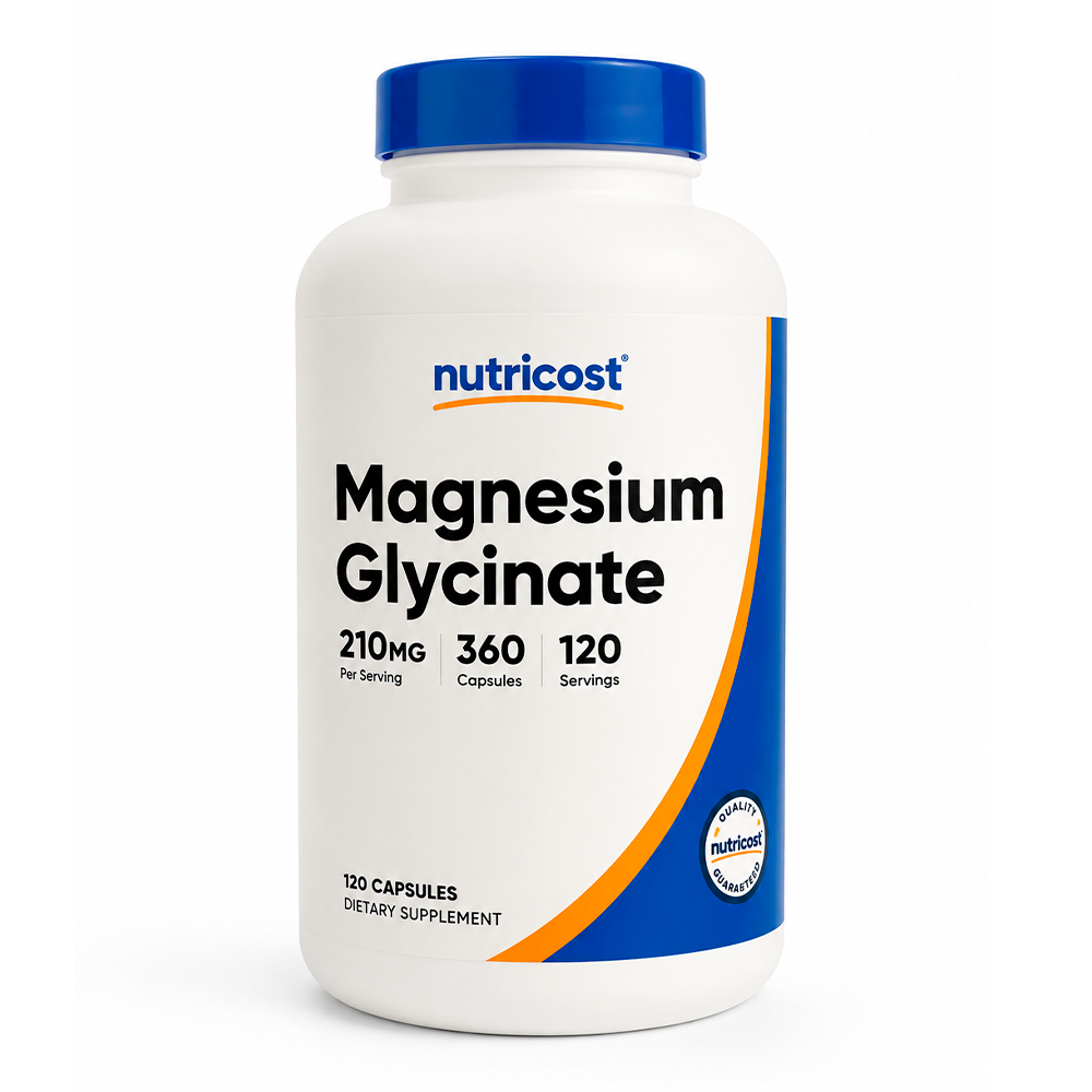 MAGNESIUM GLYCINATE 360 CAPSULAS  210MG-NUTRICOST