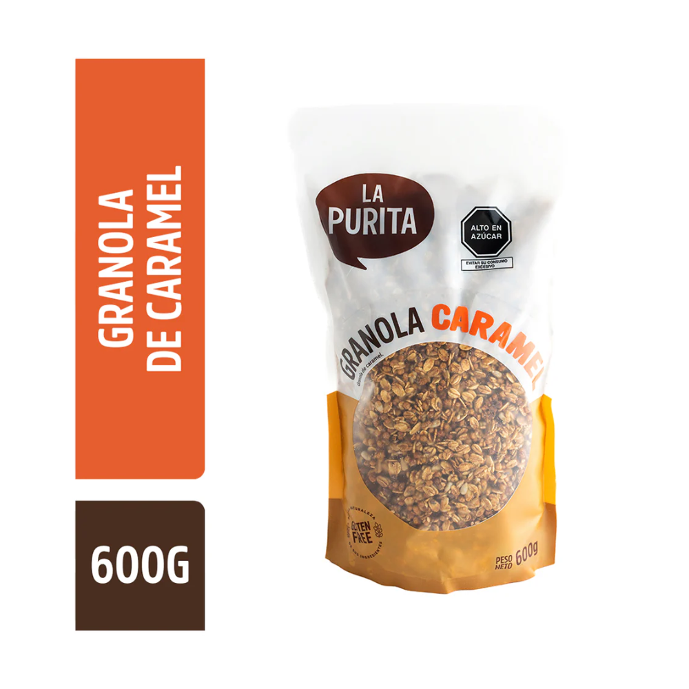 GRANOLA CARAMEL 600GR LA PURITA