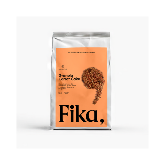 GRANOLA CARROT CAKE CON SEMILLAS ACTIVADAS 250 GR - FIKA