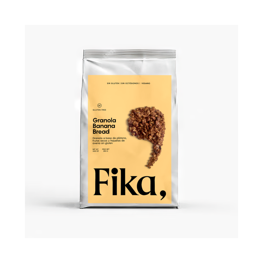 GRANOLA BANAN BREAD CON SEMILLAS ACTIVADAS 250 GR - FIKA