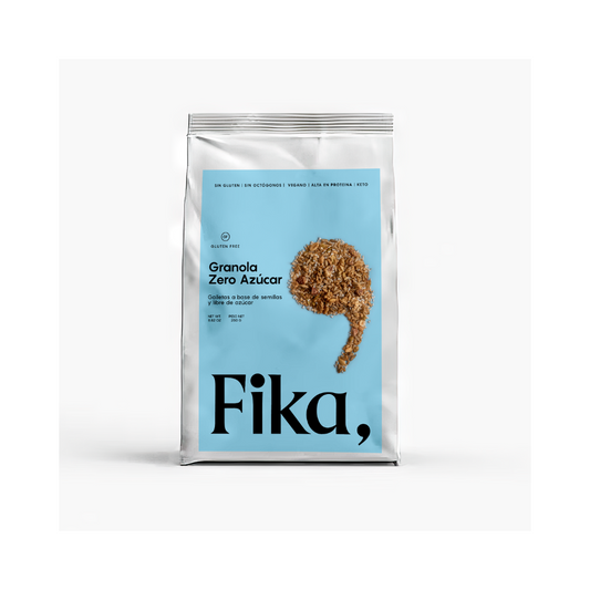 GRANOLA SIN AZUCAR CON MANTEQUILLA DE MANI 250 GR - FIKA