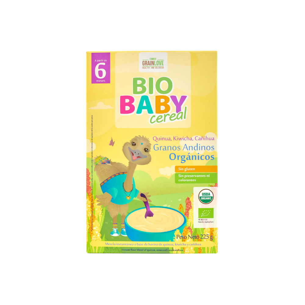 Bio Baby Cereal Orgánico Granos Andinos-FAMILY GRAIN LOVE