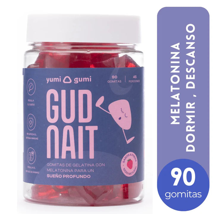 GUD NAIT 90 GOMITAS SIN GLUTEN YUMI GUMI