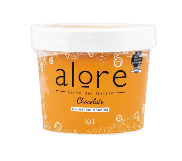 HELADO DE CHOCOLATE 1/2L SIN AZUCAR - ALORE