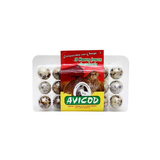 HUEVOS DE CODORNIZ 18 UND AVICOD