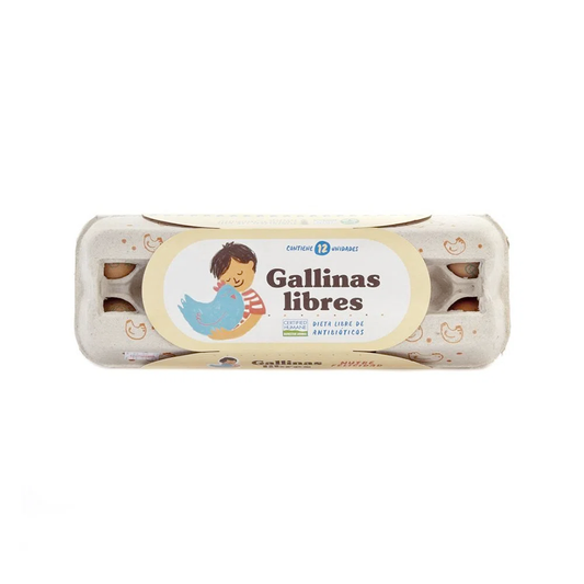 Gallinas Libres - Huevo 12 unid.