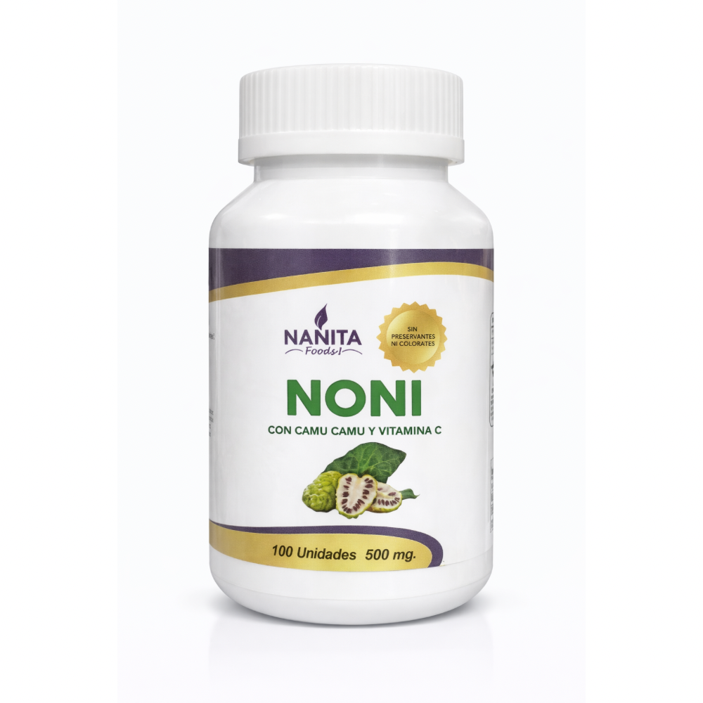 NONI CON CAMU CAMU Y VITAMINA C 500 MG - NANITA FOODS