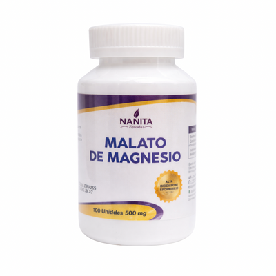MALATO DE MAGNESIO 500MG NANITA FOODS