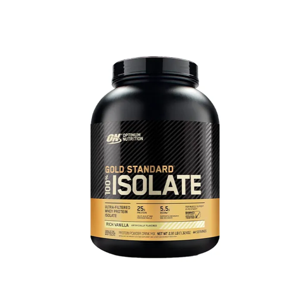 GOLD STANDARD 100% ISOLATE RICH VAINILLA POTE 2.36KG