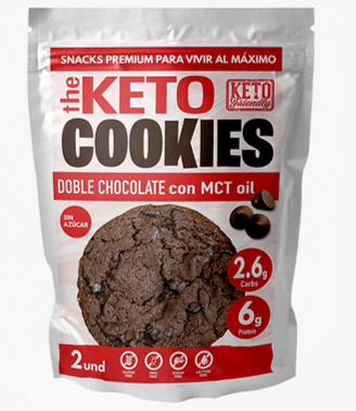 KETO COOKIES DOBLE CHOCOLATE - VIVIR