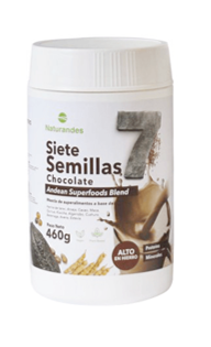 HARINA SIETE SEMILLAS CHOCOLATE POMO 460 GR - NATURANDES