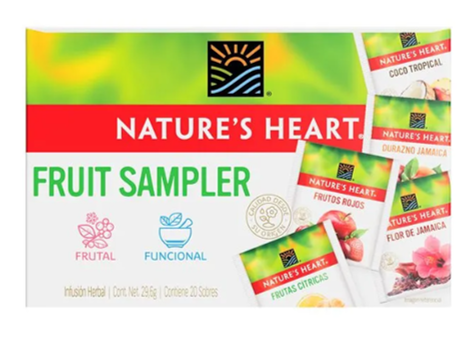 INFUSION  FRUIT SAMPLER 20 UND - NATURES HEART