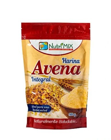 HARINA DE AVENA INTEGRAL 500 GR - NUTRIMIX