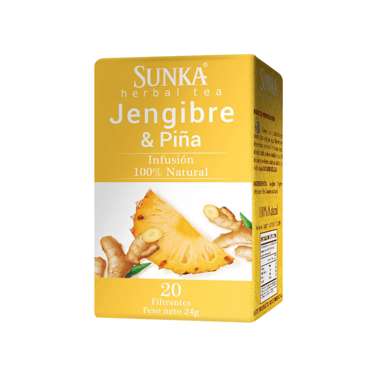 INFUSION DE JENGIBRE CON PIÑA X20 - SUNKA