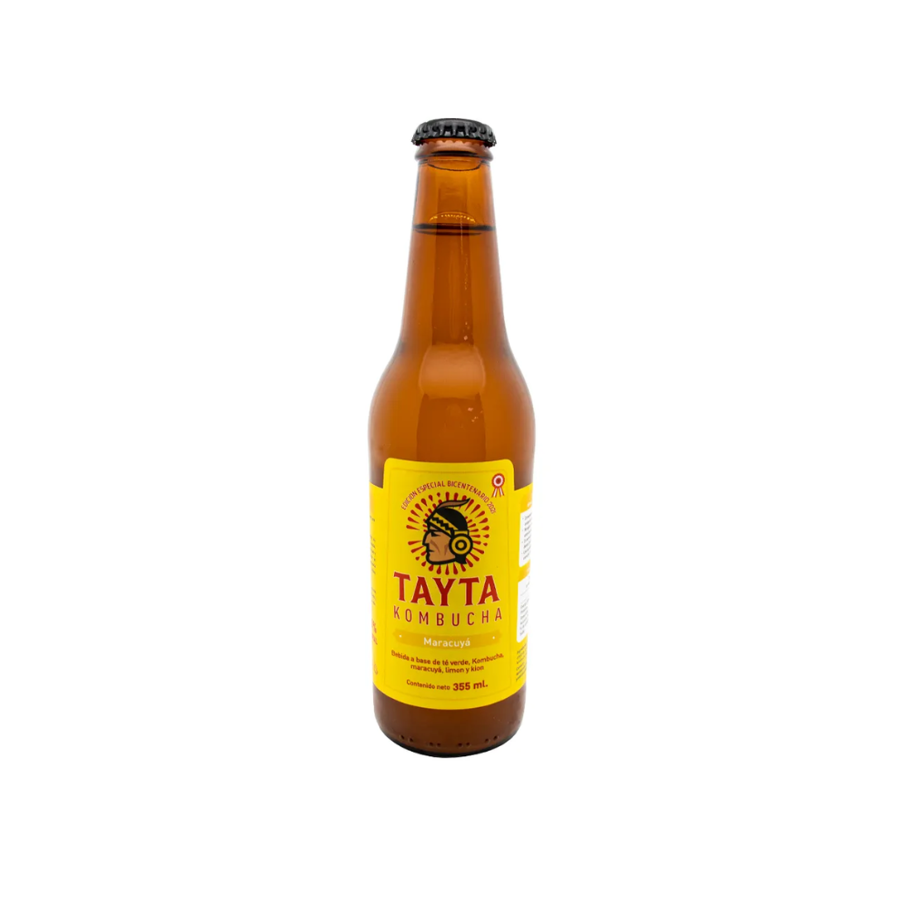 KOMBUCHA MARACUYÁ BOTELLA 355ML-TAYTA