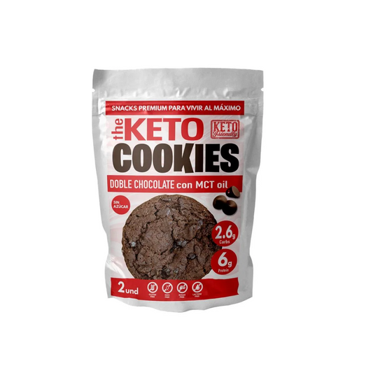 KETO COOKIES DOBLE CHOCOLATE - VIVIR