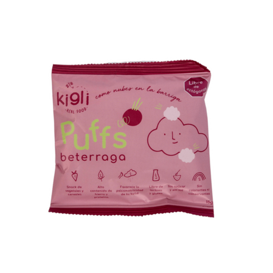 PUFF DE LENTEJAS CON BETERRAGA - KIGLI 15G