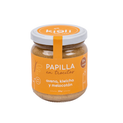PAPILLA DE MELOCOTON CON AVENA Y KIWICHA (TROCITOS) - KIGLI 200G