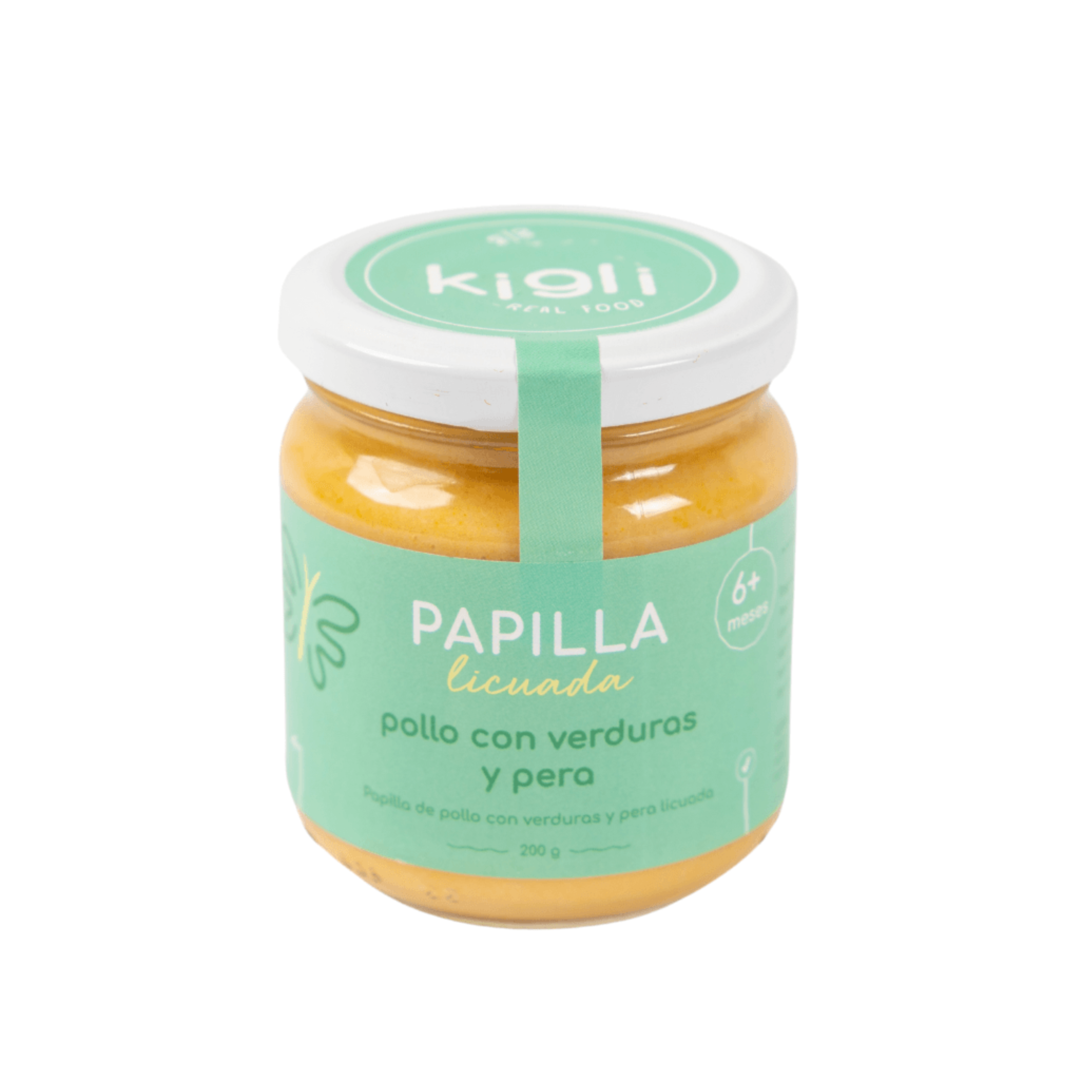 PAPILLA DE POLLO CON VERDURAS Y PERA (LICUADO) - KIGLI 185G