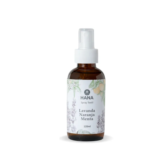 Spray Textil Naranja, Lavanda y Menta 120ml HANA