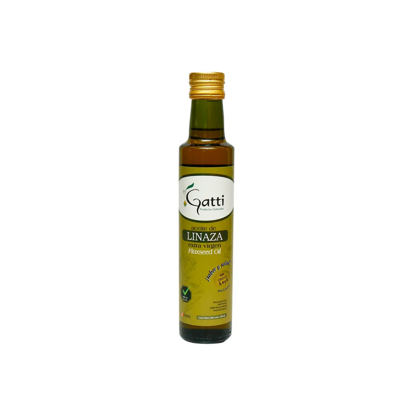 ACEITE DE LINAZA VIRGEN  - GATTI 250ML