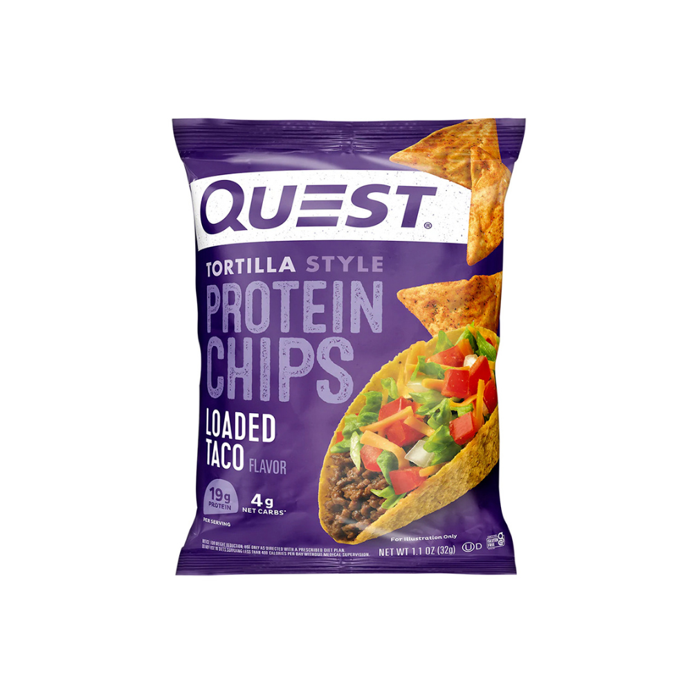 QUEST PROTEIN CHIPS LOACED TACO 1.1 OZ-QUEST