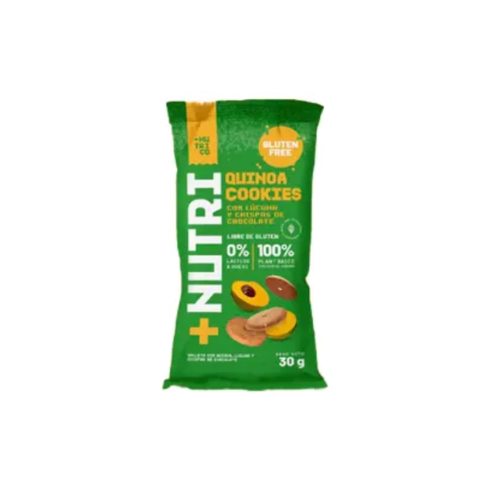 Gluten Free Cookies Lucuma Chispas de Chocolate 30g-NUTRI-CO
