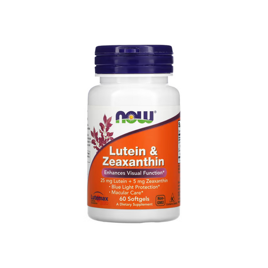 LUTEIN & ZEAXANTHIN 60 SOFTGELS - NOW
