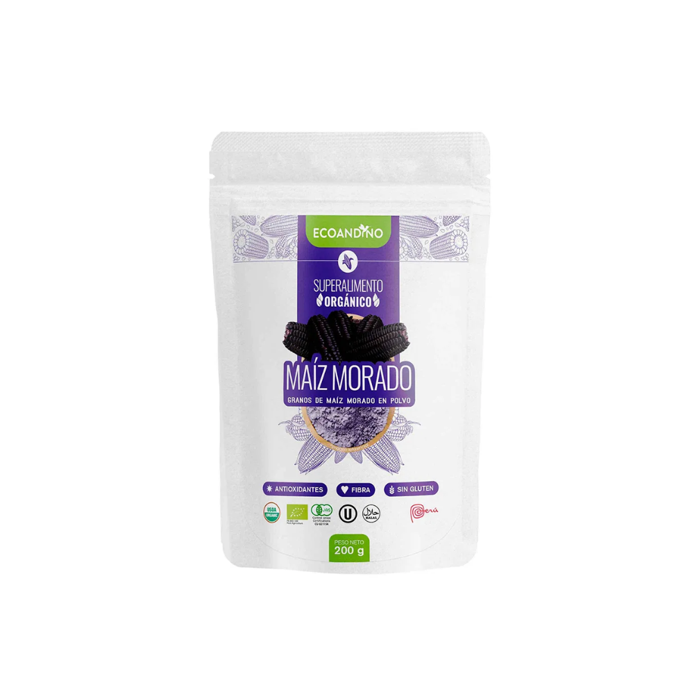 SUPERALIMENTO MAIZ MORADO GELATINIZADO ECOANDINO