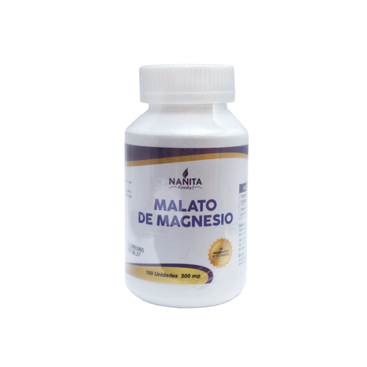 MALATO DE MAGNESIO 500MG NANITA FOODS