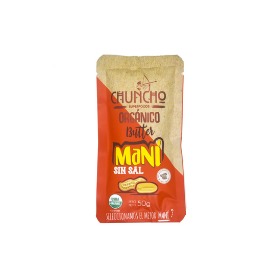 MANTEQUILLA DE MANI SIN SAL 50GR