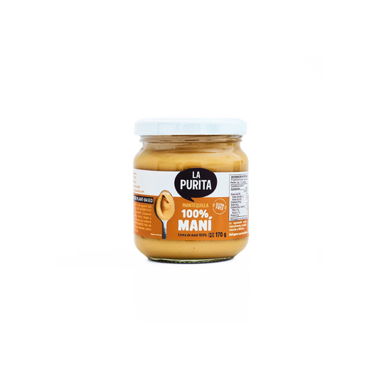 MANTEQUILLA DE MANI 100%  LA PURITA